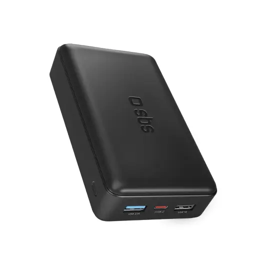 SBS Powerbank ārējais akumulators (powerbank) | 20000 mAh | 10W | USB-A | melns