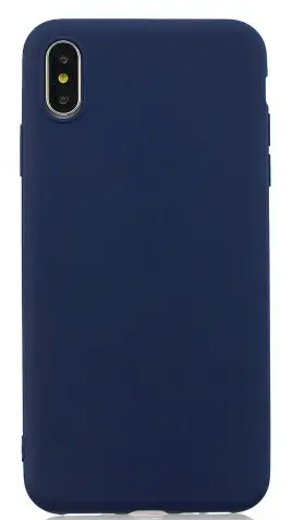 Fusion Soft Matte Back Case Silicone Case For Samsung A715 Galaxy A71 Blue
