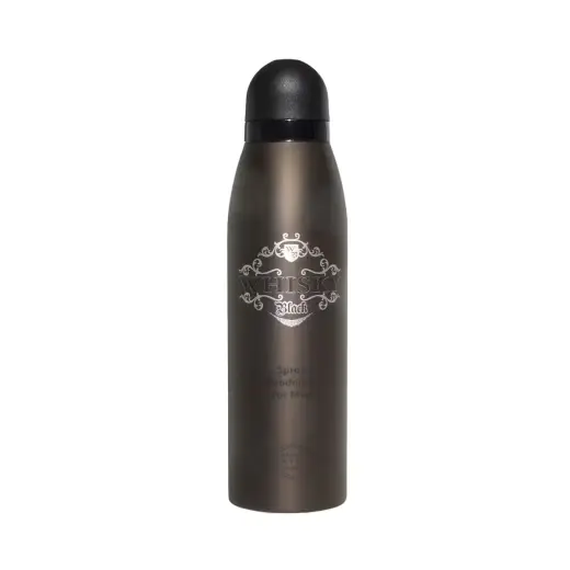 Evaflor, Whisky Black, Deodorant Spray, For Men, 200 ml