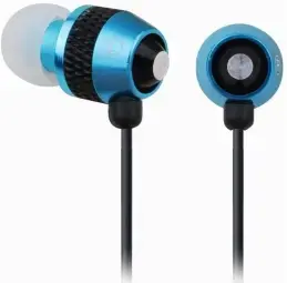 Earphones with mic 3,5mm jack (blue)