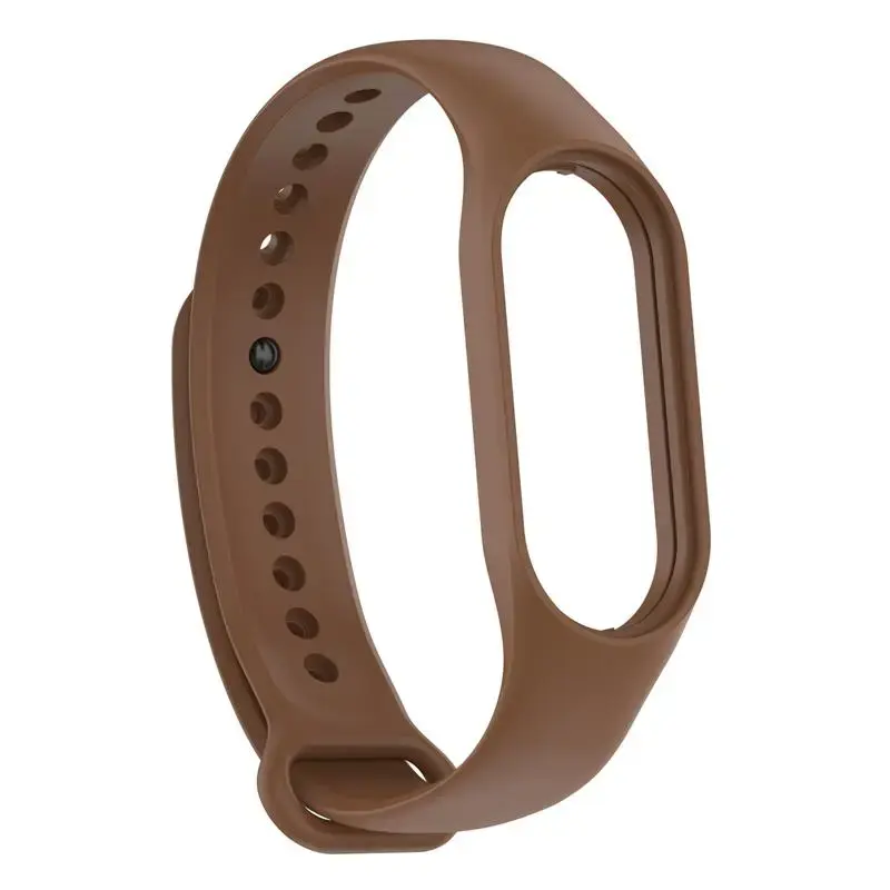 Telcon viedpulksteņa siksniņa priekš Xiaomi Mi Band 5/6 | silikons | brūna