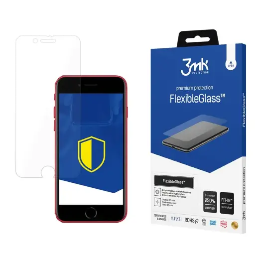 3mk FlexibleGlass™ tempered glass for phone iPhone SE 2022