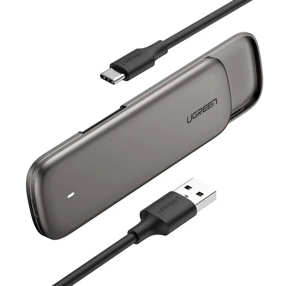 UGREEN SSD M.2 Drive Enclosure M-key, NVMe, 6Gbps (grey)