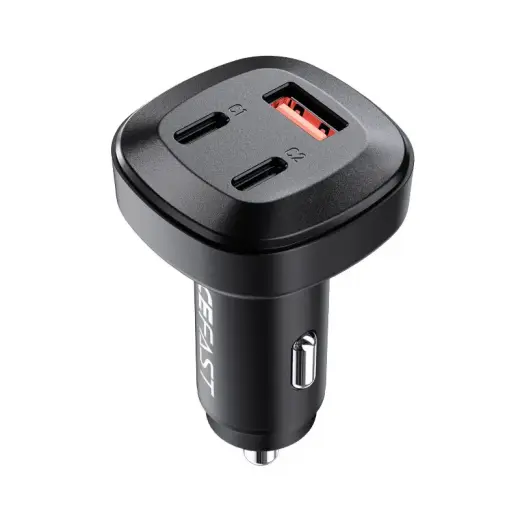 Acefast B3 car charger | 66W | PD, QC, PPS | USB-C, USB-A | black