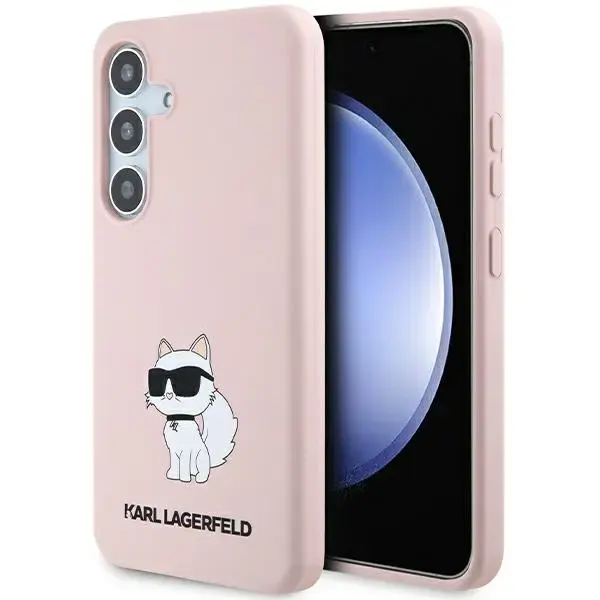Karl Lagerfeld KLHCS24MSNCHBCP S24+ S926 hardcase różowy|pink Silicone Choupette