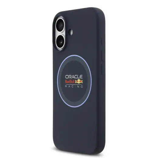 Red Bull Silicone Blue Ring MagSafe Case for iPhone 17 Navy