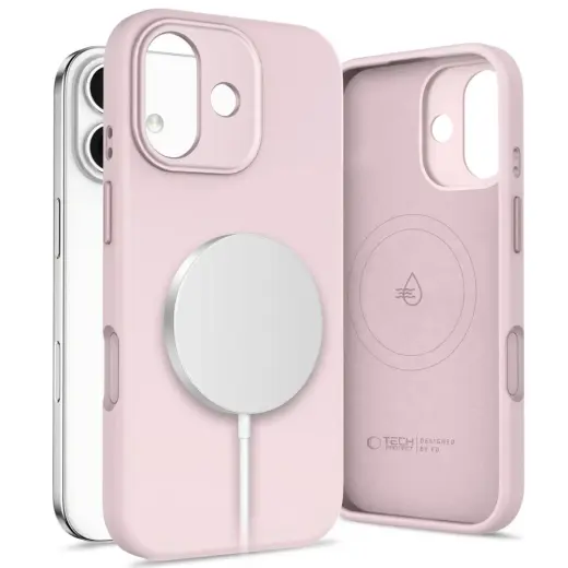 TECH-PROTECT Uniq maciņš telefonam ar MagSafe atbalstu Apple iPhone 17 Pink