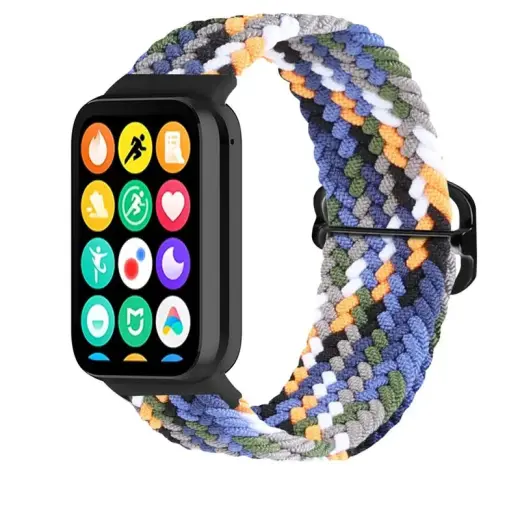 Telcon Braided smartwatch strap for Xiaomi Mi Band 8 Pro | Nylon | blue
