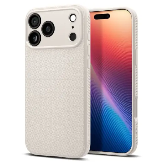 Spigen Liquid Air case for iPhone 17 Pro - titanium