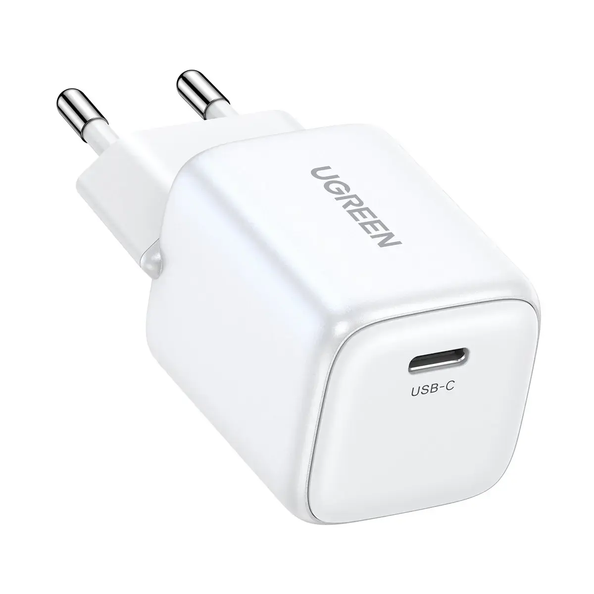 Ugreen Nexode mini tīkla lādētājs | 20W | GaN | USB-C | balts