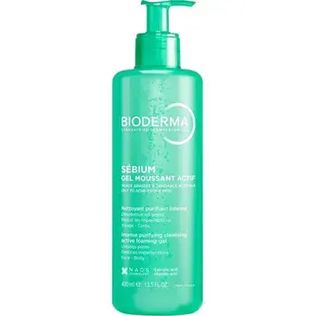 Bioderma Intense Purifying Cleansing Active Foaming Gel - Čisticí pleťový gel 400ml
