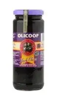 Olīvas ar kauliņiem, melnas OLICOOP, 345g