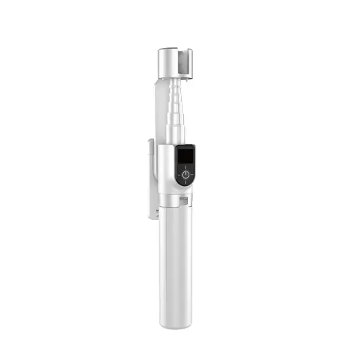 Selfie stick | telescopic pole with tripod Dudao F18W - white