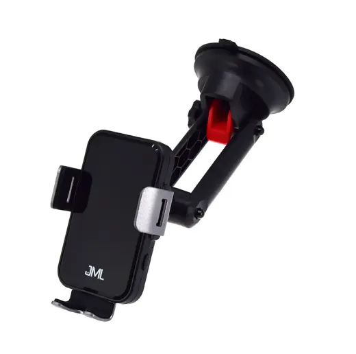 JML CH-102 car holder with wireless charging 15W black