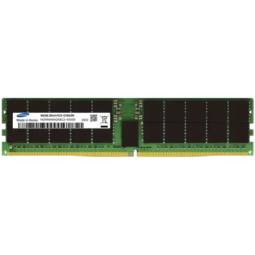 SAMSUNG 96GB DDR5 7200MHz CL58 ECC RDIMM 2Rx4