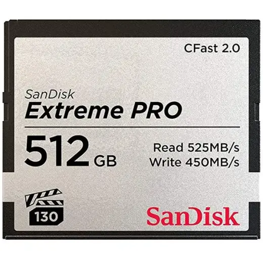 SANDISK Extreme PRO CFAST 2.0 512GB 525MB/s VPG130