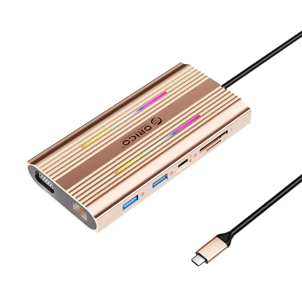 Orico XDR 12-in-1 RGB USB-C Docking