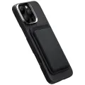 Magnetic wallet PITAKA Woven Wallet MagSafe for phone black grey Foto 3