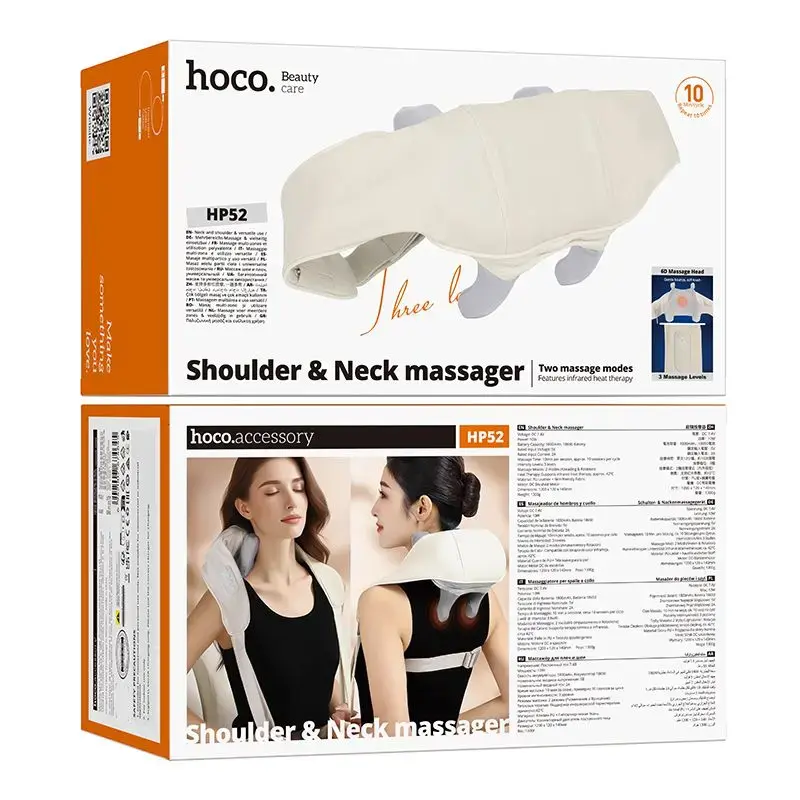 Massager for shoulder and neck Hoco HP52 beige