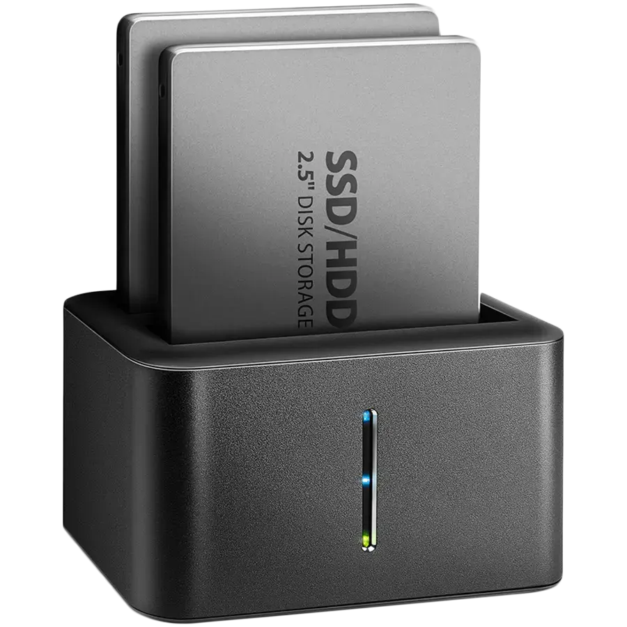 AXAGON ADSA-D25 USB 3.2 Gen 1 - 2x SATA 6G 2.5'' SSD/HDD CLONE DUAL MINI dock