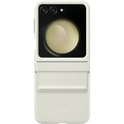Etui Samsung EF-VF731PUEGWW Z Flip5 F731 kremowy|cream Flap ECO-Leather Case