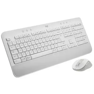 Logitech Keyboard and Mouse Set Signature MK650 Combo For Business - White