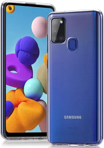 Fusion Ultra Back Case 0.5 mm Silicone Case For Samsung A217 Galaxy A21s Transparent