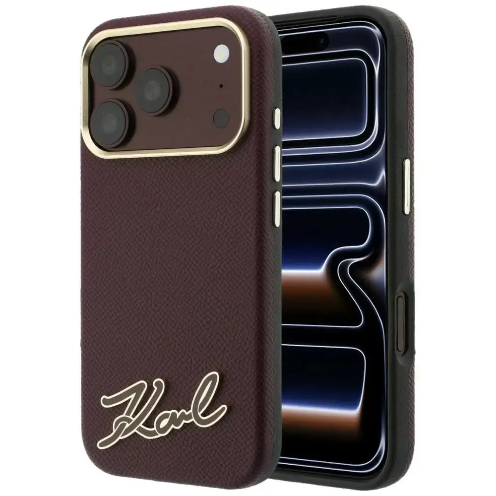 Karl Lagerfeld Case Grained with Resin
