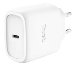 Trust Maxo tīkla lādētājs | 45W | GaN | USB-C | balts