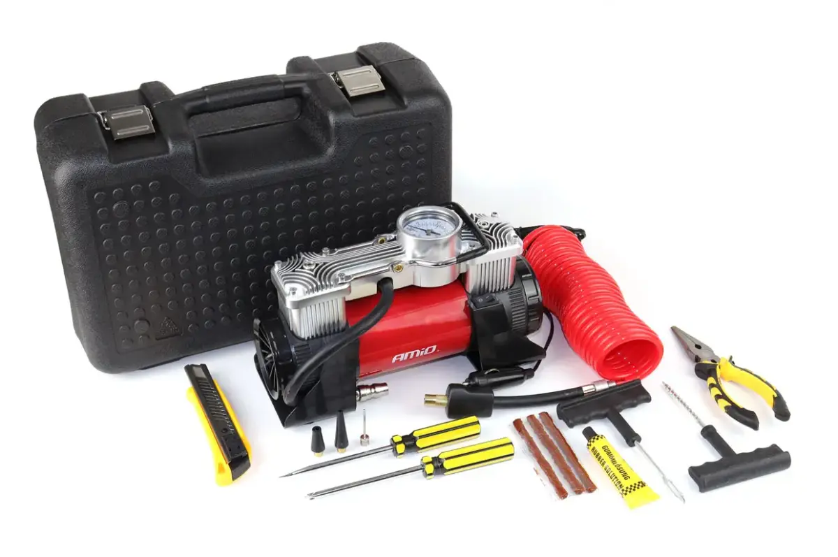 Car Air compressor 2cylinder 12V HQ ACOMP-18 AMiO-02640