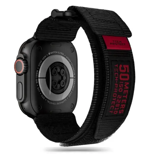 Tech-Protect Scout Pro Strap for Apple Watch 4 | 5 | 6 | 7 | 8 | 9 | SE | Ultra 1 | 2 (42|44|45|49 mm) - Black