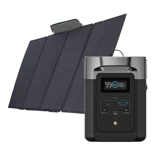 Bundle: Power station EcoFlow Delta 2 + portable solar panel 400W