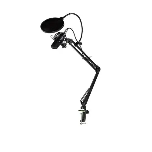 Tracer Studio Pro Microphone For Gaming | Podcasts | Streams Black + Holder, Pop filter