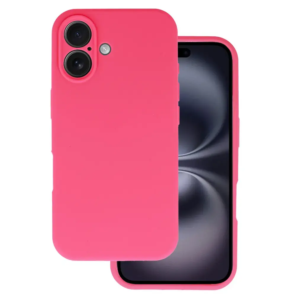 Silicone Lite maciņš telefonam iPhone 16 rozā