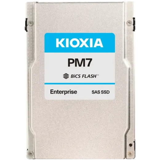 SSD Kioxia (2.5" 15MM, 3.84TB, SAS 24Gbit/s, BiCS FLASH TLC, PM7-R SED)