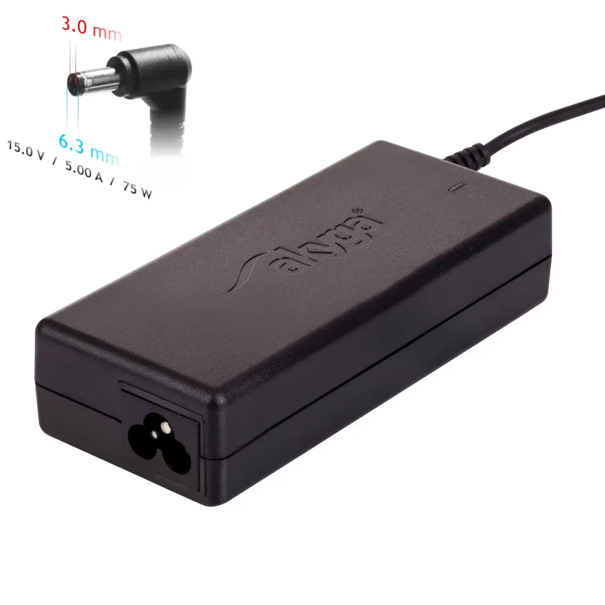 Питание АК-ND-14 15V | 5A 75W 6.3 x 3.0 mm