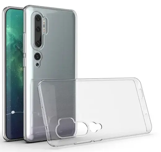 Fusion Ultra Back Case 1 mm Protect Silicone Case For Xiaomi Mi Note 10 Pro | Mi Note 10 Transparent