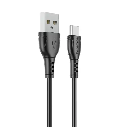 Borofone BX51 Triumph data transfer and charging cable | USB-A to USB-C | 15W | 1m | black