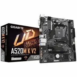 GIGABYTE Motherboard A520M K V2 - Socket AMD AM4 - AMD A520