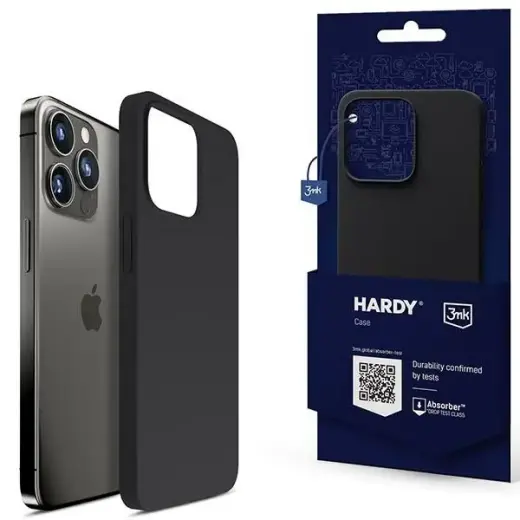 3MK Hardy Case iPhone 13 Pro 6,1" graphite gray-black MagSafe