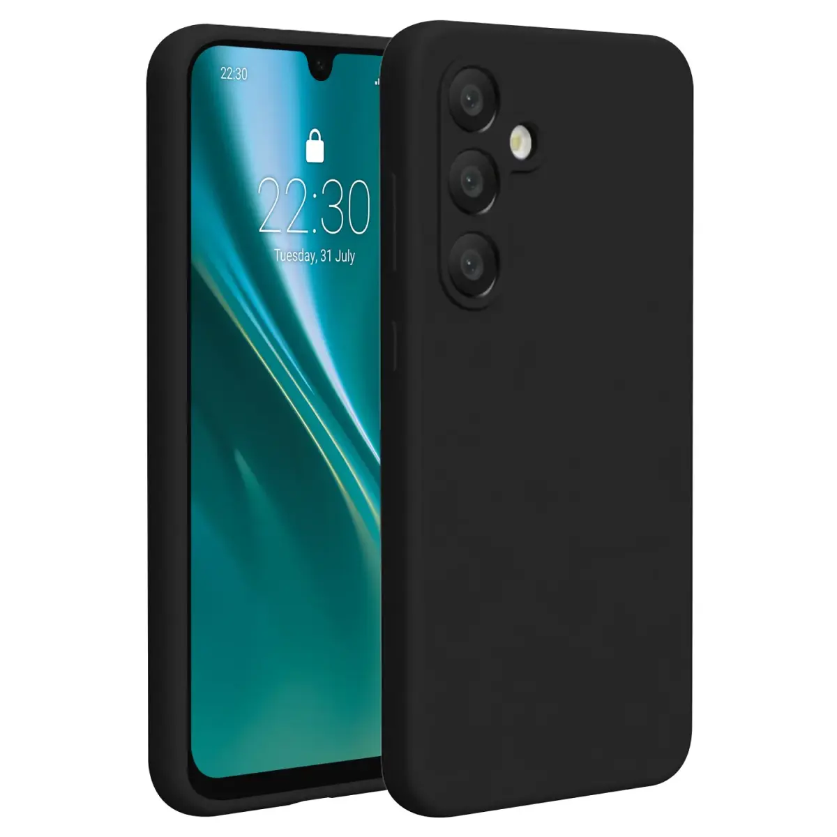 Etteri silikoonümbris telefonile Samsung Galaxy A36 5G, must