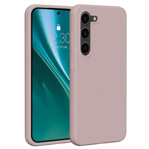 Etteri Silicone phone case for Samsung Galaxy S23 light pink