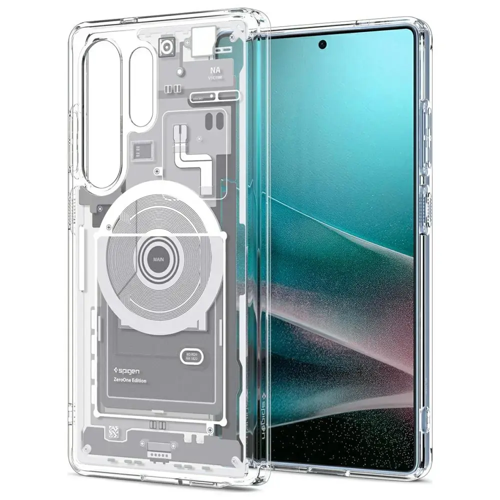 Etui Spigen Ultra Hybrid Mag MagSafe do   Samsung Galaxy S25 Ultra biały