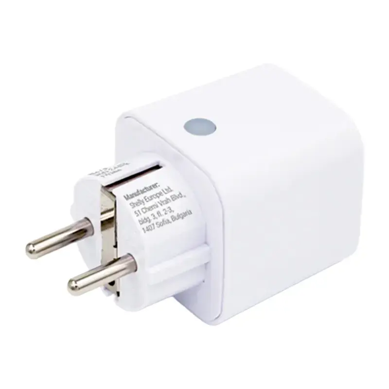 Shelly Plug M Gen3 Matter 13A smart socket, white