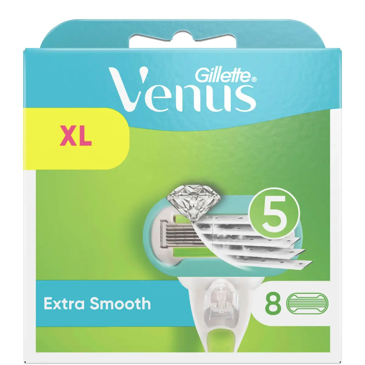 Venus Extra Smooth Razor Blades, 8 Pack