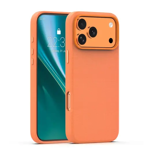 Etteri Elegant Mag telefono dėklas su MagSafe palaikymu iPhone 17 Pro Max oranžinis