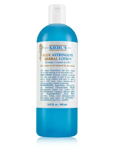Kiehl's Blue Astringent Herbal Lotion - Face Toner | 8.45 Fl Oz