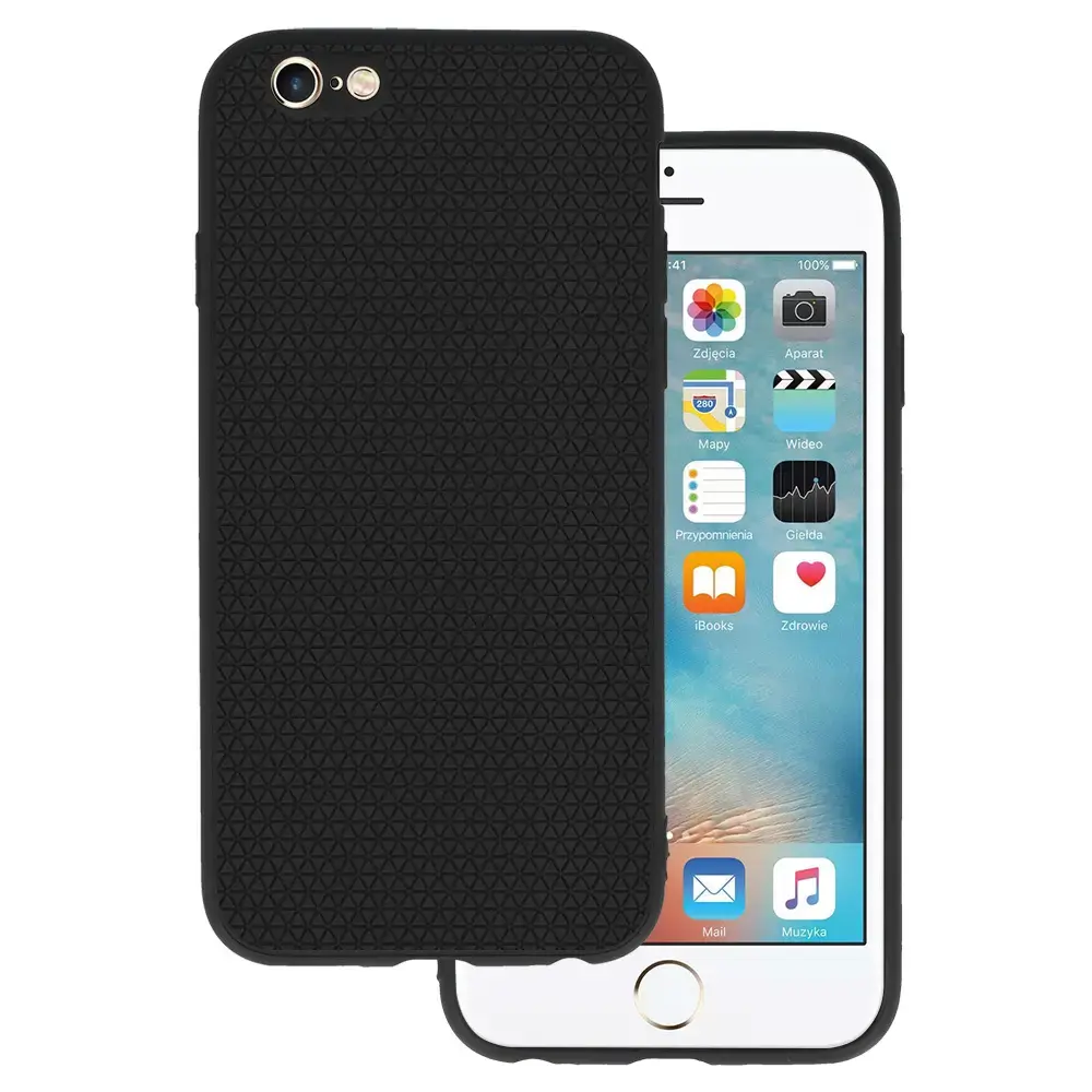 Tel Protect Liquid Air maciņš telefonam iPhone 6 | iPhone 6S melns