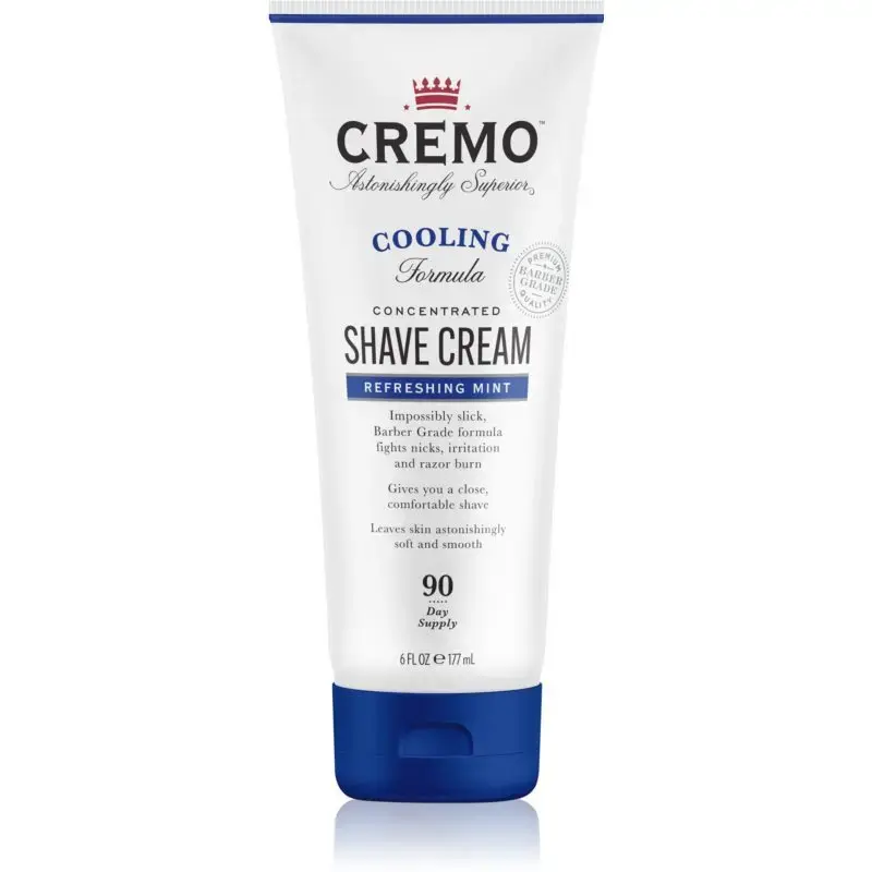 Cremo Cooling Concentrated Shaving Cream for Men - 177Ml in White