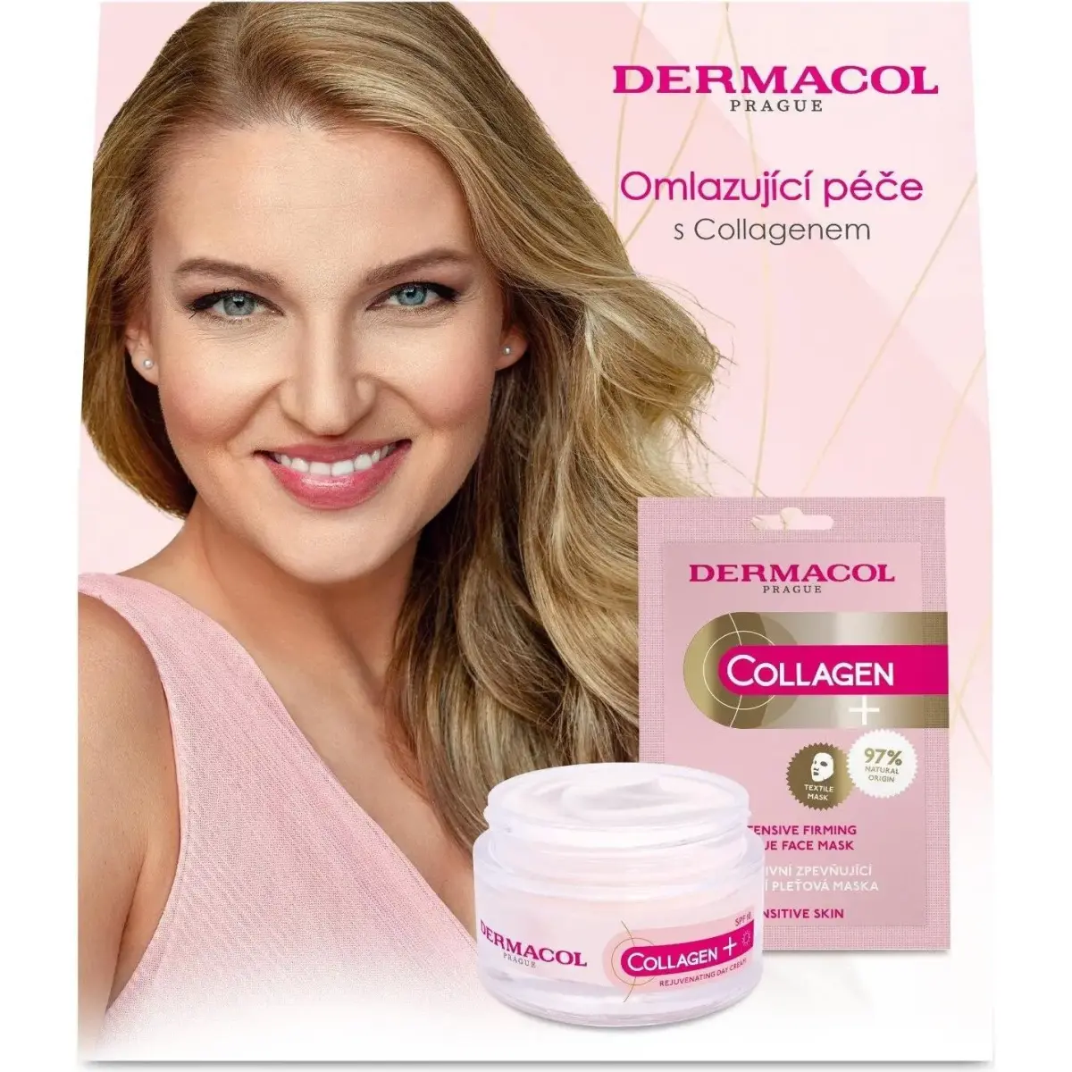 Dermacol, Set Regalo Bellezza, Set Regalo per La Cura Della Pelle Collagen Plus I. (Set per La Cura Del Viso)